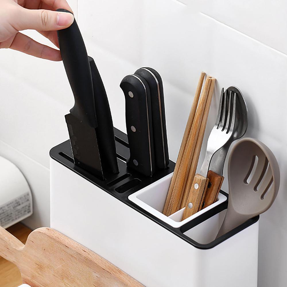 Tableware Storage Holders Kitchen Knife Plastic Storages Racks For Kitchen Convenience Cabinet Kitchen Gadgets Naseer Liaqat