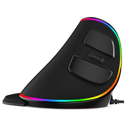 Vertical Ergonomic Snail RGB Anti-Mouse Hand Wired Mouse Naseer Liaqat