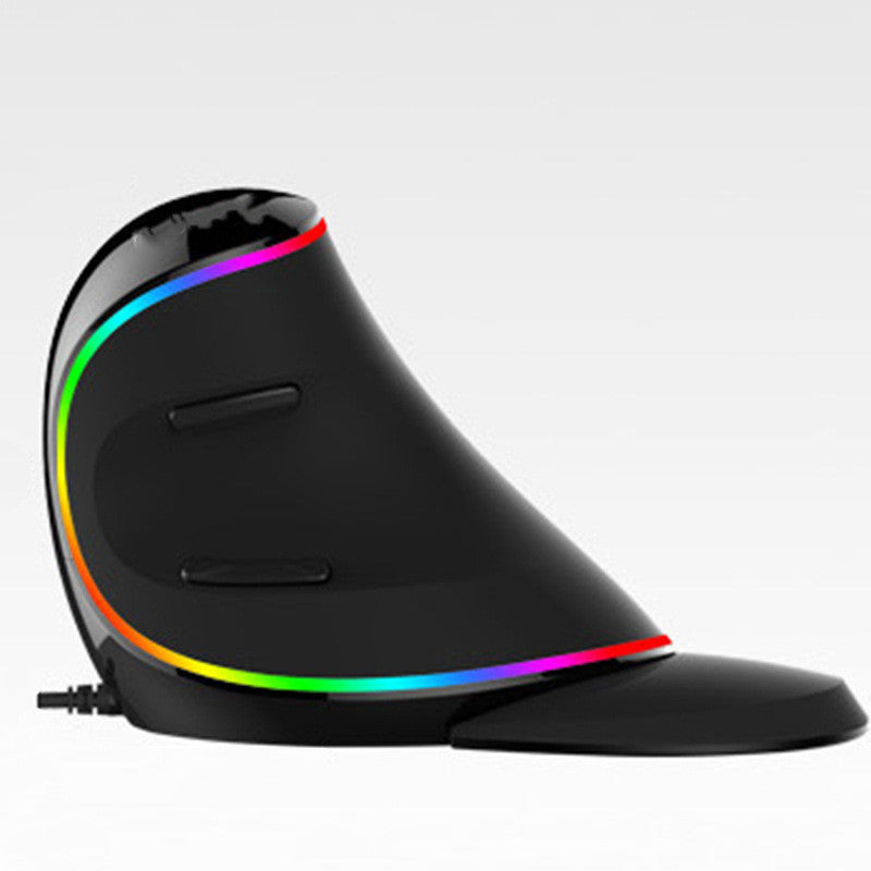 Vertical Ergonomic Snail RGB Anti-Mouse Hand Wired Mouse Naseer Liaqat