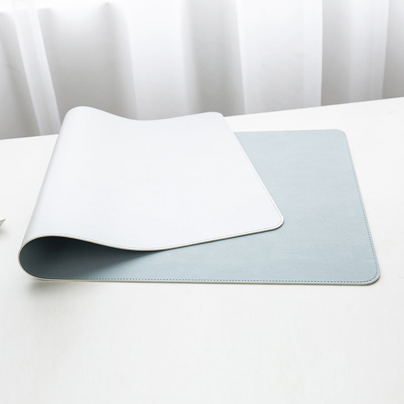 Double-Sided Heterochromatic Oversized Leather Table Mat Naseer Liaqat