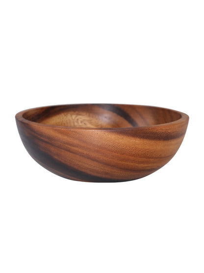 Cuenco de madera natural para cocina, cuenco para fruta, cuenco para ensalada, recipiente para comida para restaurante, utensilios de madera, tenga en cuenta el tamaño