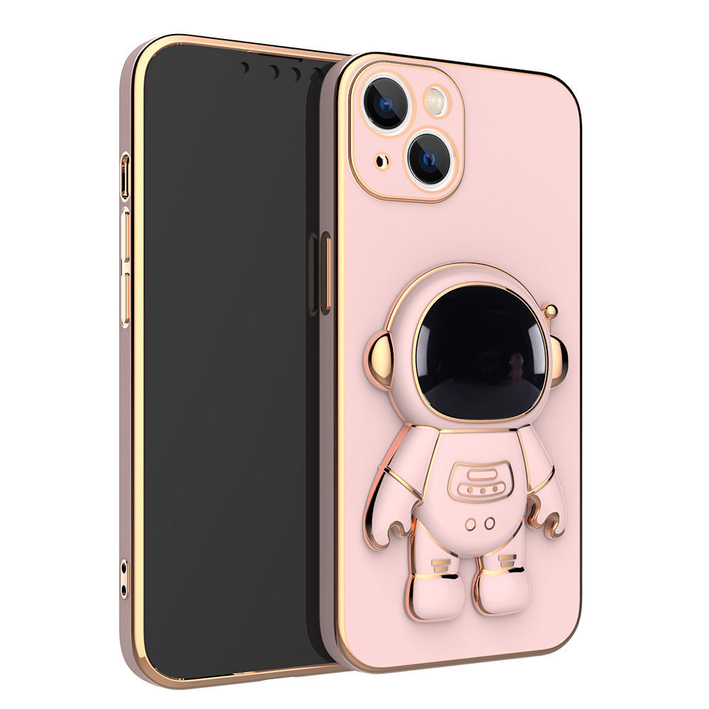 3D Astronaut Phone Case Anti-Drop Electroplating Bracket Naseer Liaqat