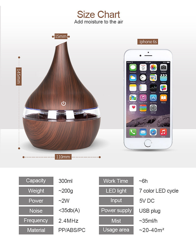 LED Essential Oil Diffuser Naseer Liaqat