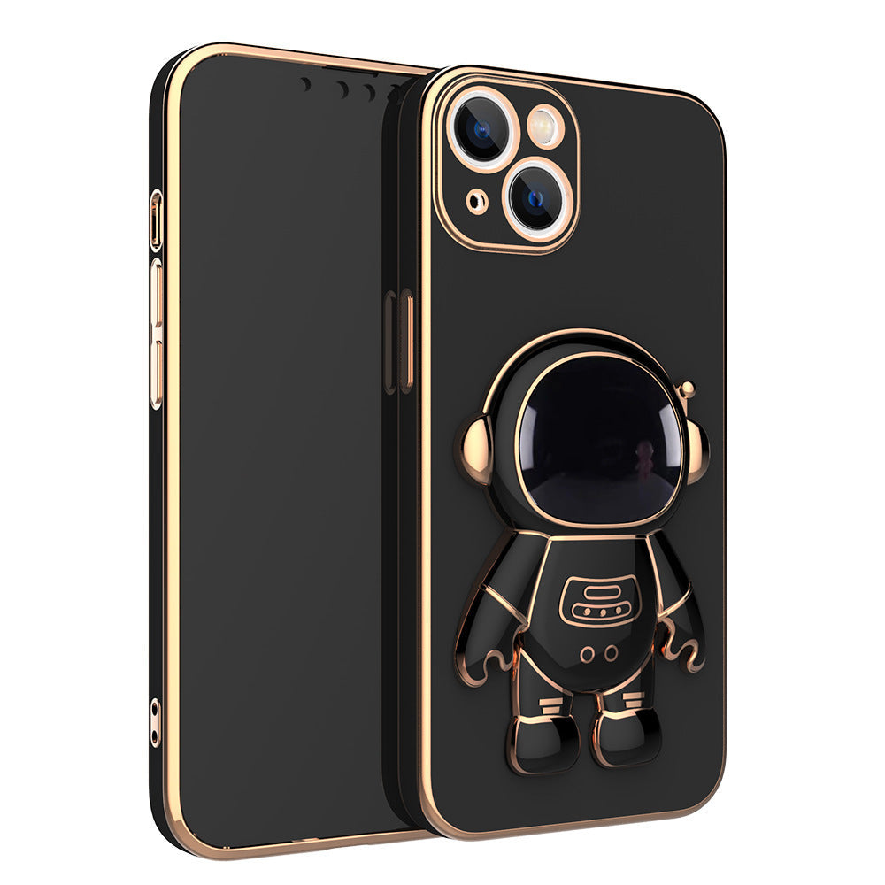 3D Astronaut Phone Case Anti-Drop Electroplating Bracket Naseer Liaqat